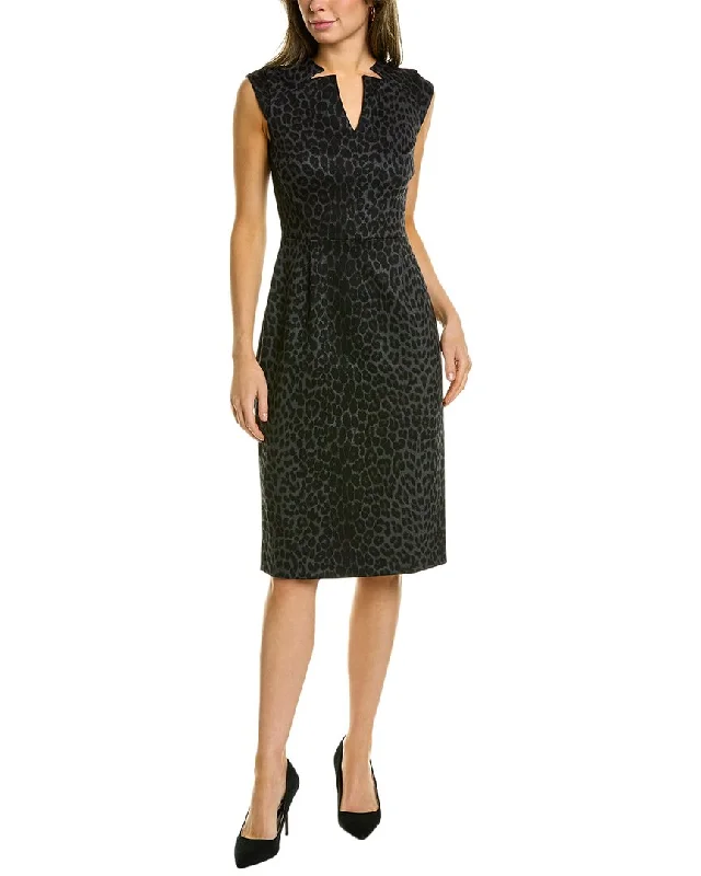 Brooks Brothers Cap Sleeve Sheath Dress