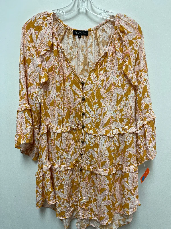 Dress Casual Short By Rachel Zoe In Yellow, Size: S