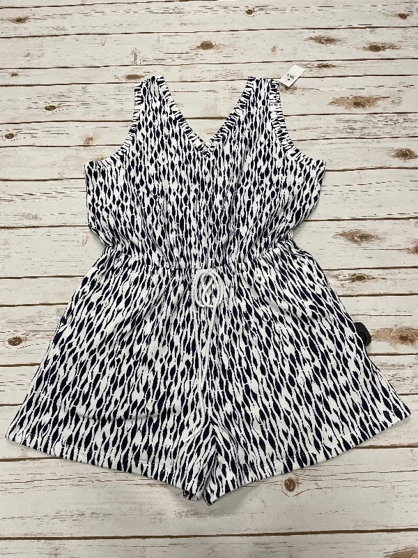 Romper By Lou And Grey In Blue & White, Size: L