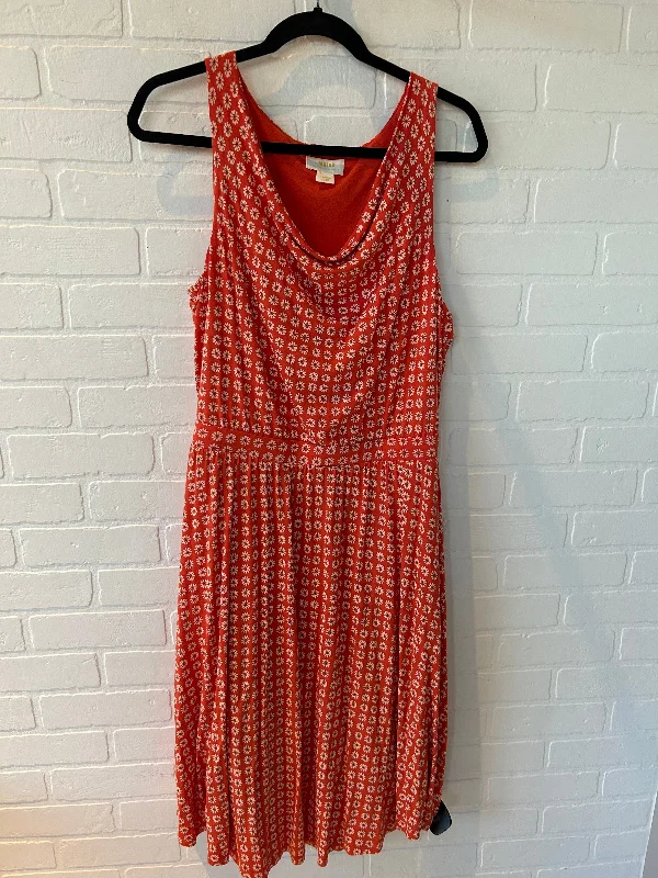 Dress Work By Maeve In Orange, Size: M