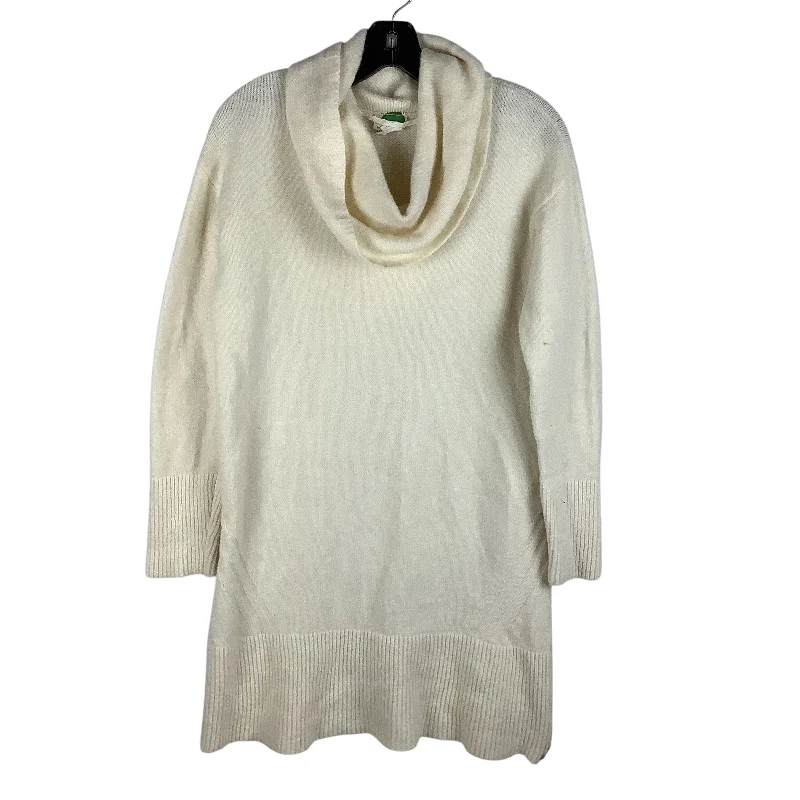 Dress Sweater By Anthropologie In Cream, Size: M