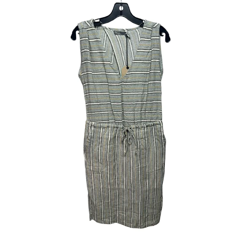 Dress Casual Midi By Prana In Striped Pattern, Size: Xs