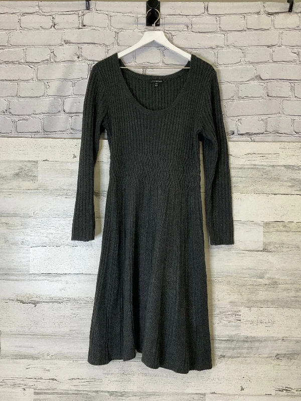 Dress Sweater By Lane Bryant In Grey, Size: Xl