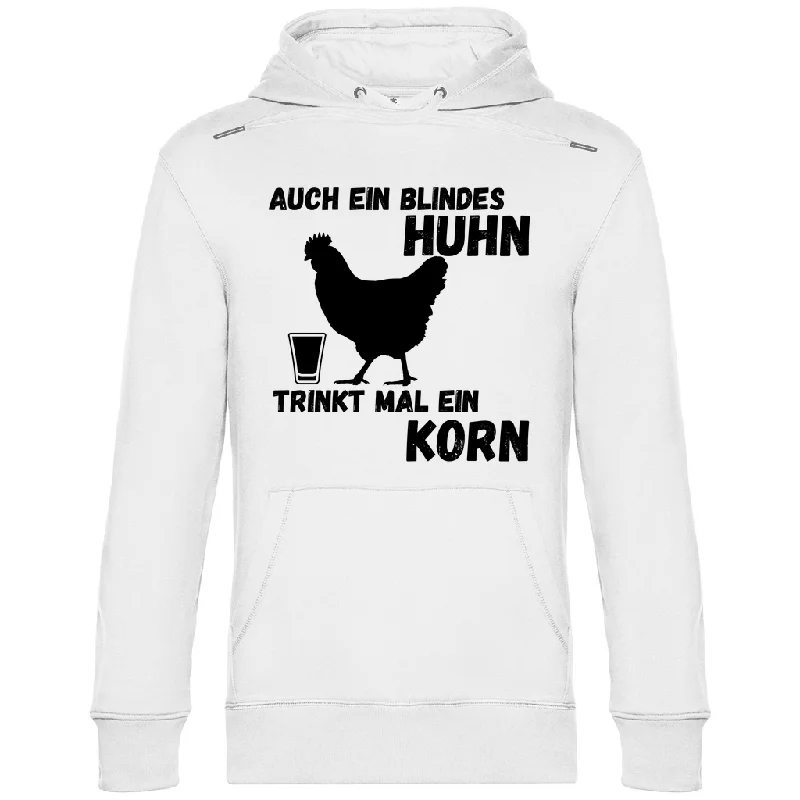 Premium Hoodie "Blindes Huhn"