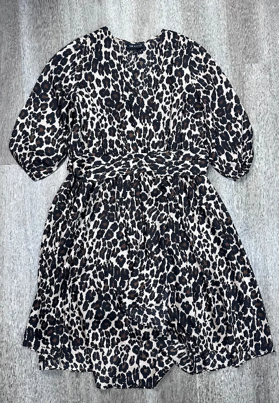 Dress Casual Midi By Lane Bryant In Animal Print, Size: Xl