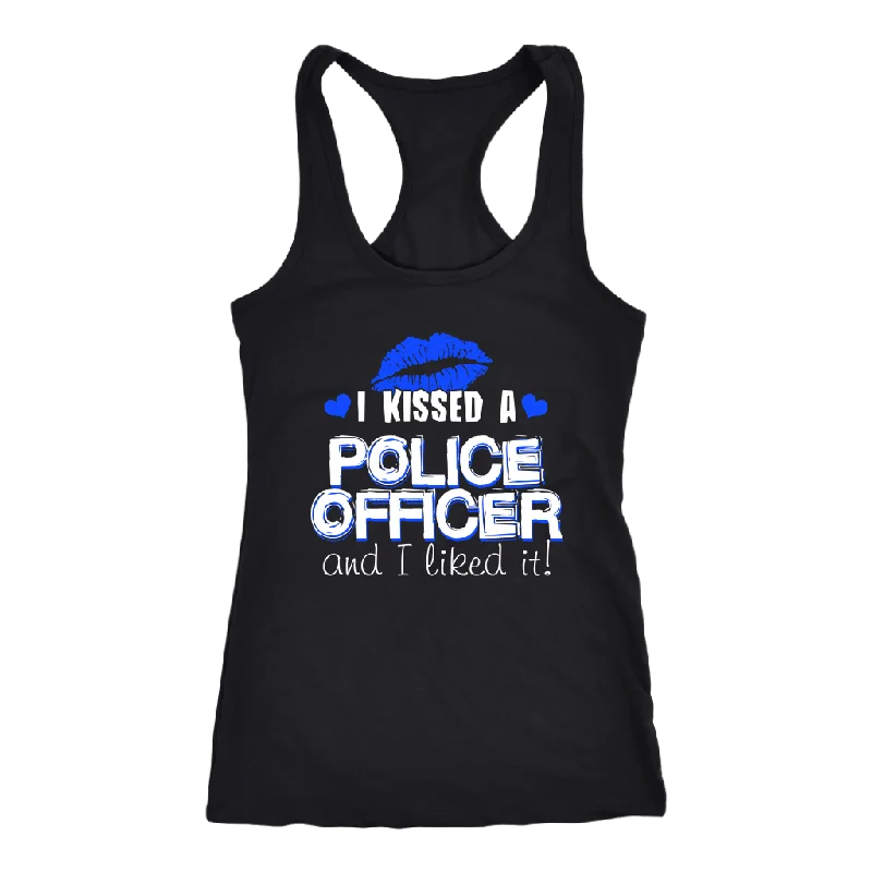 Women's I Kissed A Police Officer Tank Tops