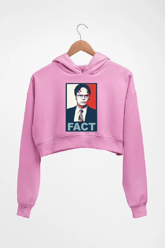 Dwight Schrute Fact Crop HOODIE FOR WOMEN