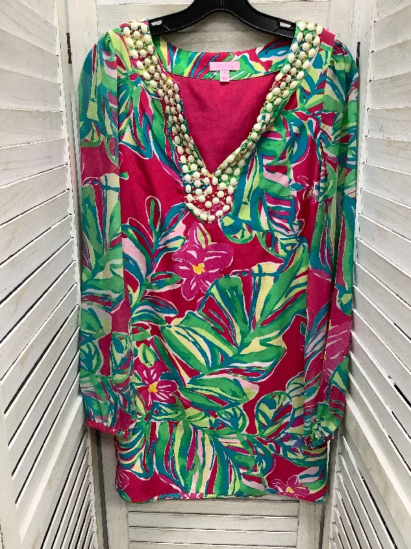 Dress Casual Midi By Lilly Pulitzer In Multi-colored, Size: 0