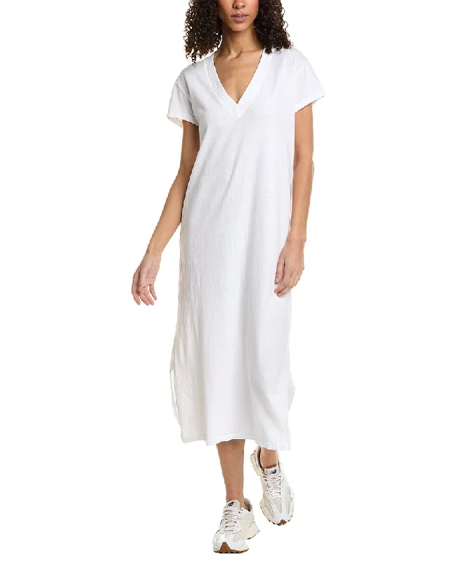 perfectwhitetee Abbey Super Soft Midi Dress