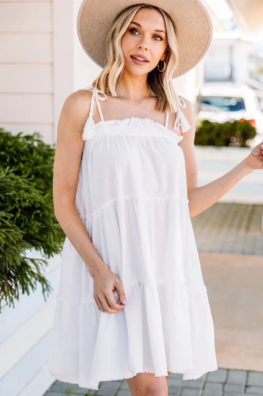 Making Memories Off White Babydoll Dress