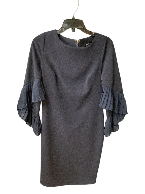 Dress Work By Dkny In Navy, Size: 4