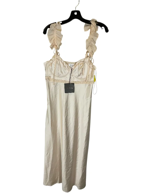 Dress Party Long By Le Lis In Beige, Size: L